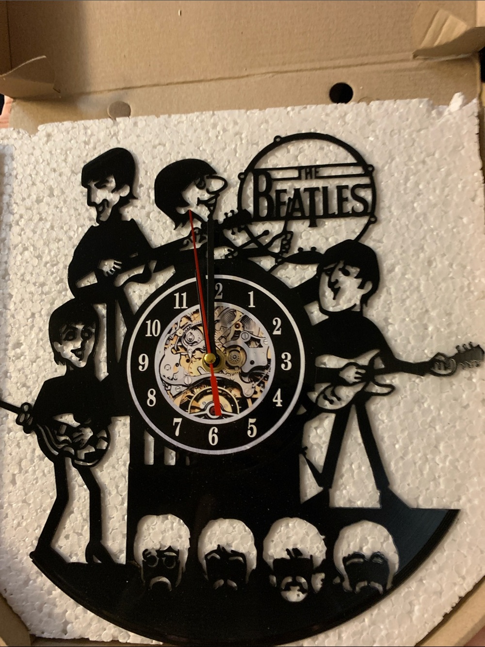 Beatles Custom Vinyl Record Wall Clock - Picture 4 of 6